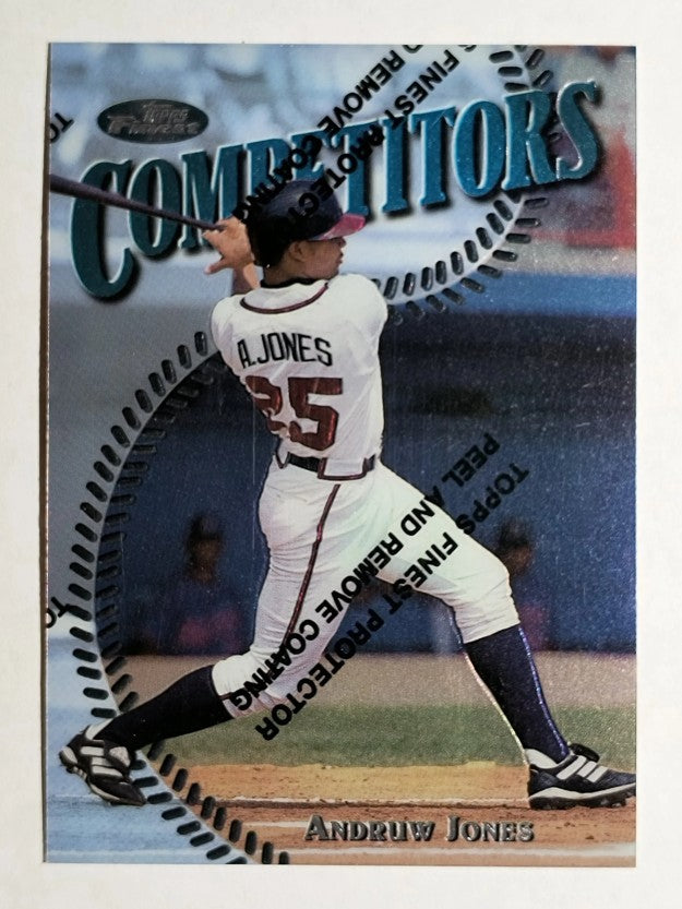 1997 Finest #306 Andruw Jones S