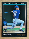 1993 Pinnacle #428 Paul Molitor