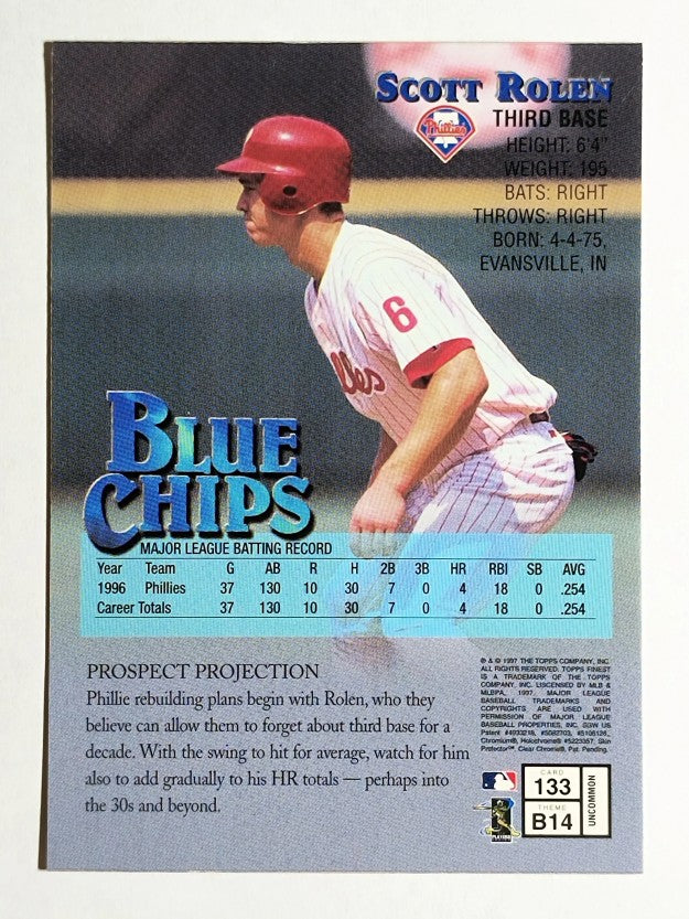 1997 Finest #133 Scott Rolen S
