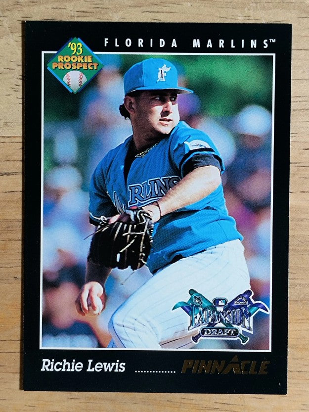 1993 Pinnacle #608 Richie Lewis RC