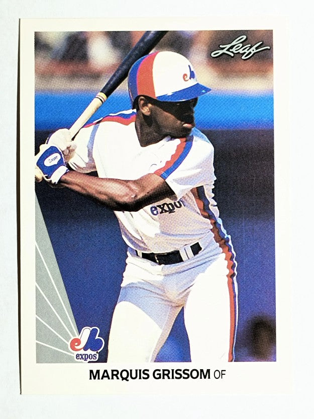1990 Leaf #107 Marquis Grissom RC