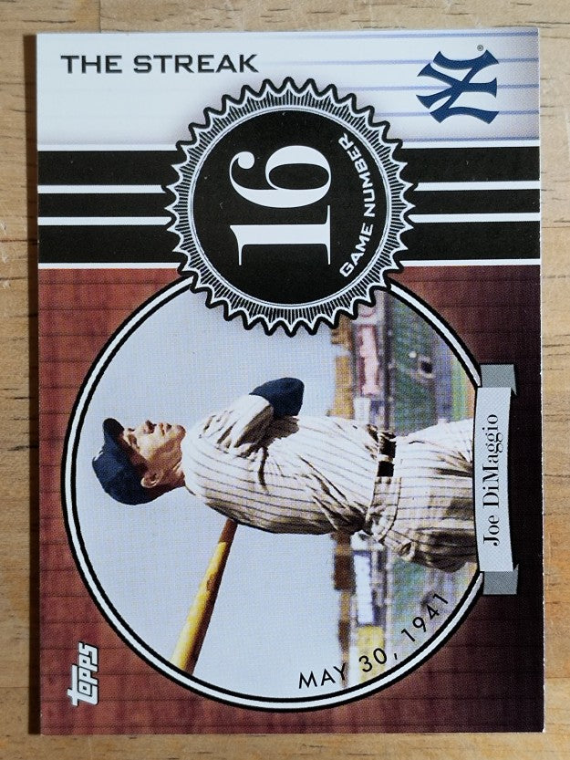 2007 Topps DiMaggio Streak #JD16 Joe DiMaggio