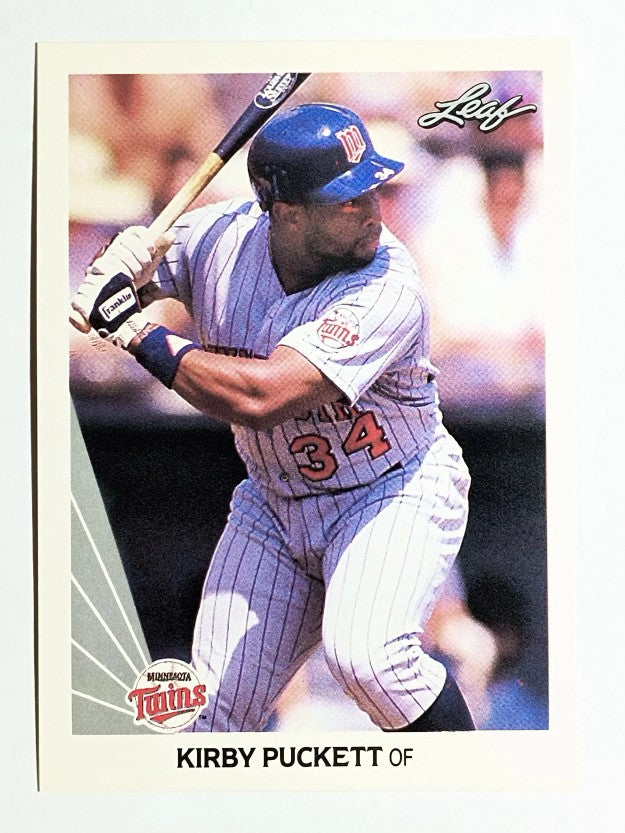 1990 Leaf #123 Kirby Puckett