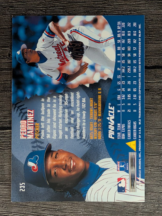 1995 Pinnacle #235 Pedro Martinez