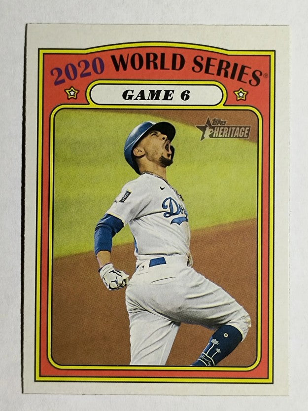 2021 Topps Heritage #30 Game 6 WS HL