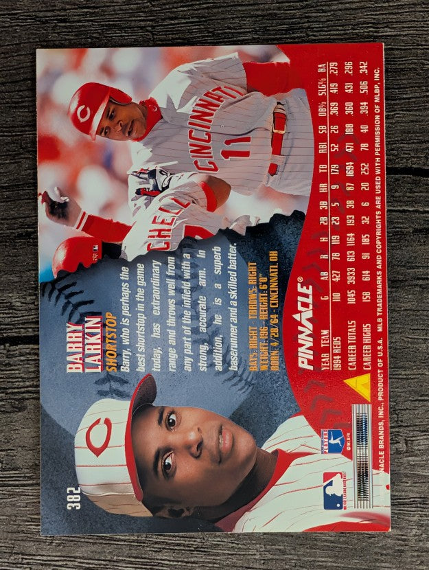 1995 Pinnacle #382 Barry Larkin