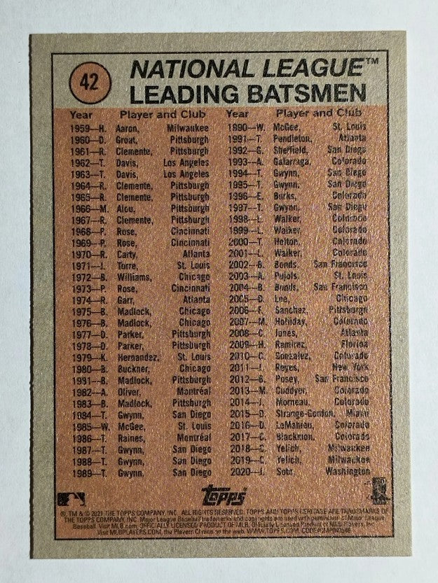 2021 Topps Heritage #42 Willson Contreras IA