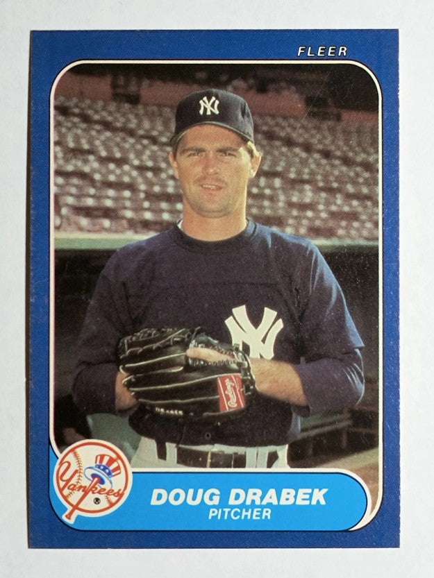 1986 Fleer Update #U36 Doug Drabek XRC