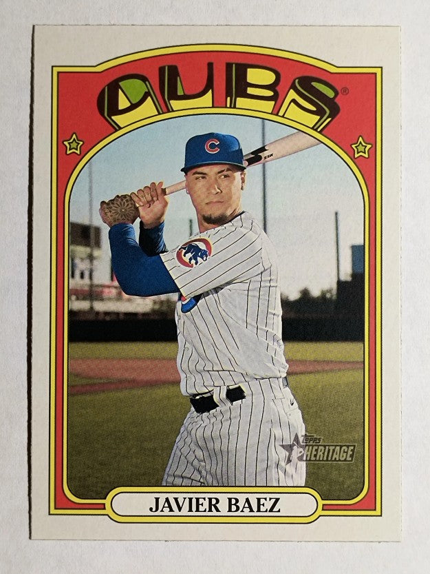 2021 Topps Heritage #51 Javier Baez
