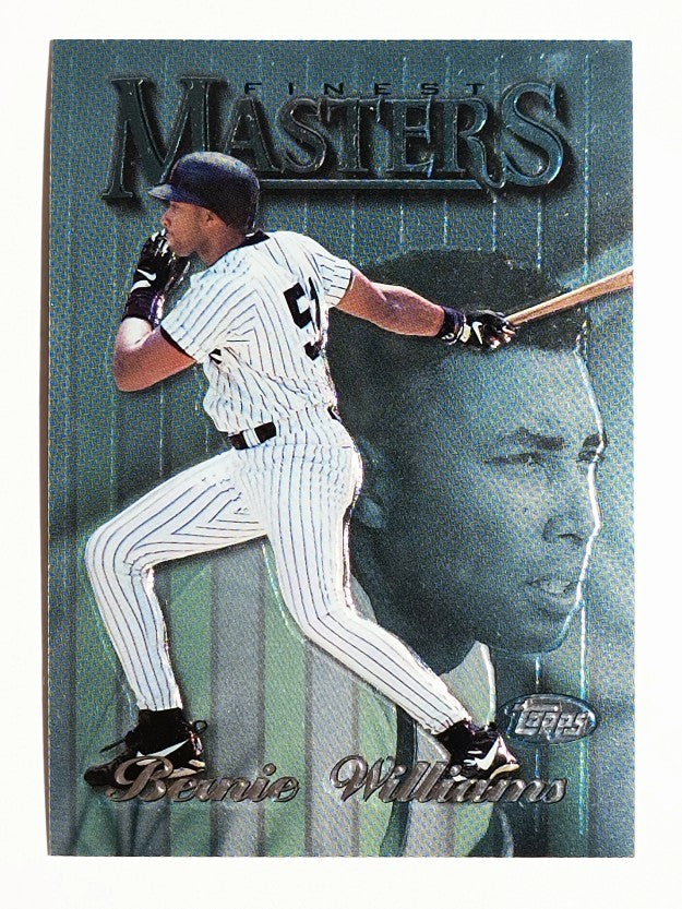 1997 Finest Embossed #107 Bernie Williams S