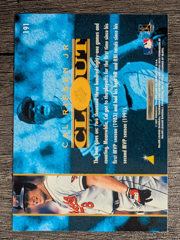 1997 Pinnacle #191 Cal Ripken