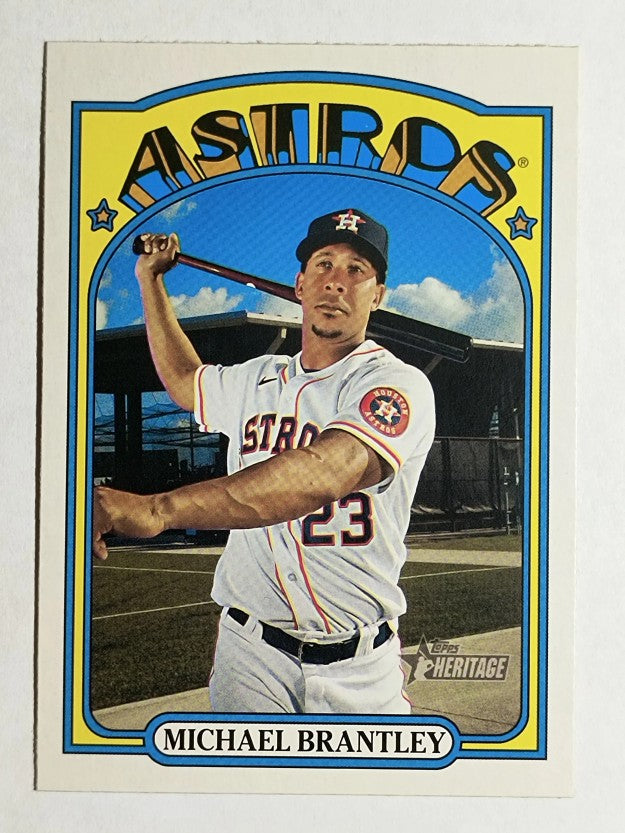 2021 Topps Heritage #54 Michael Brantley