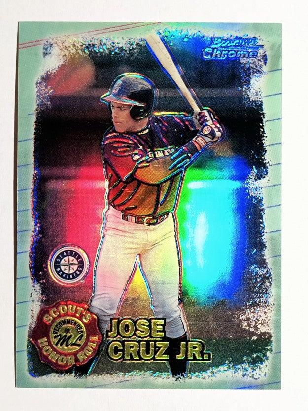 1997 Bowman Chrome Scout's Honor Roll Refractor #SHR10 Jose Cruz Jr.