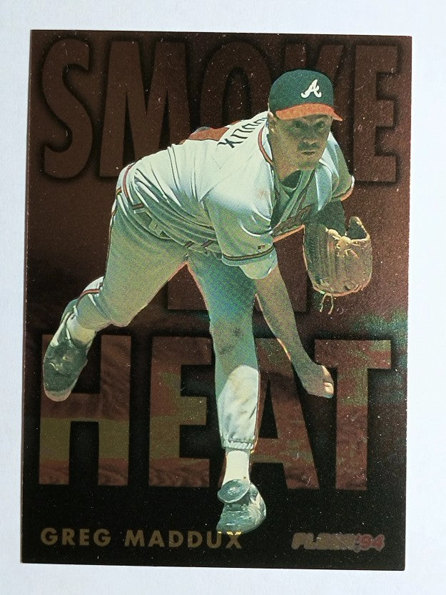 1994 Fleer Smoke 'n Heat #7 Greg Maddux