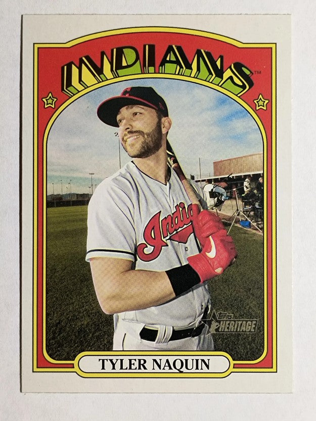 2021 Topps Heritage #56 Tyler Naquin