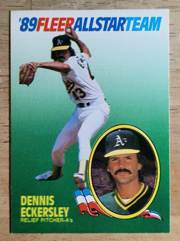 1989 Fleer All-Stars #4 Dennis Eckersley