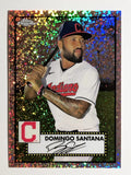 2021 Topps Chrome Platinum Anniversary Rose Gold Refractors #590 Domingo Santana