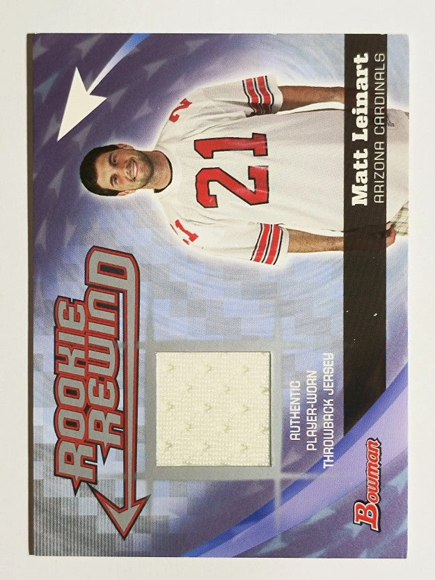 2006 Bowman Rookie Rewind Jerseys #BRRML Matt Leinart B