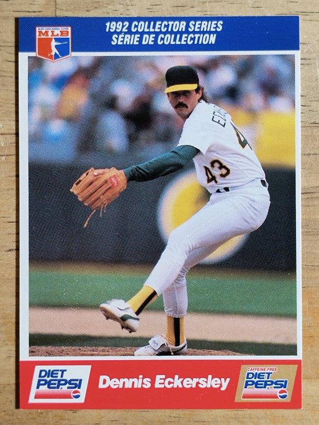 1992 Pepsi Diet MSA #7 Dennis Eckersley