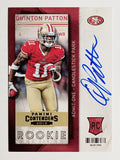 2013 Panini Contenders #230A Quinton Patton AU RC