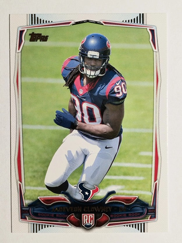 2014 Topps #356C Jadeveon Clowney FS/cutting pose/Retail factory set insert