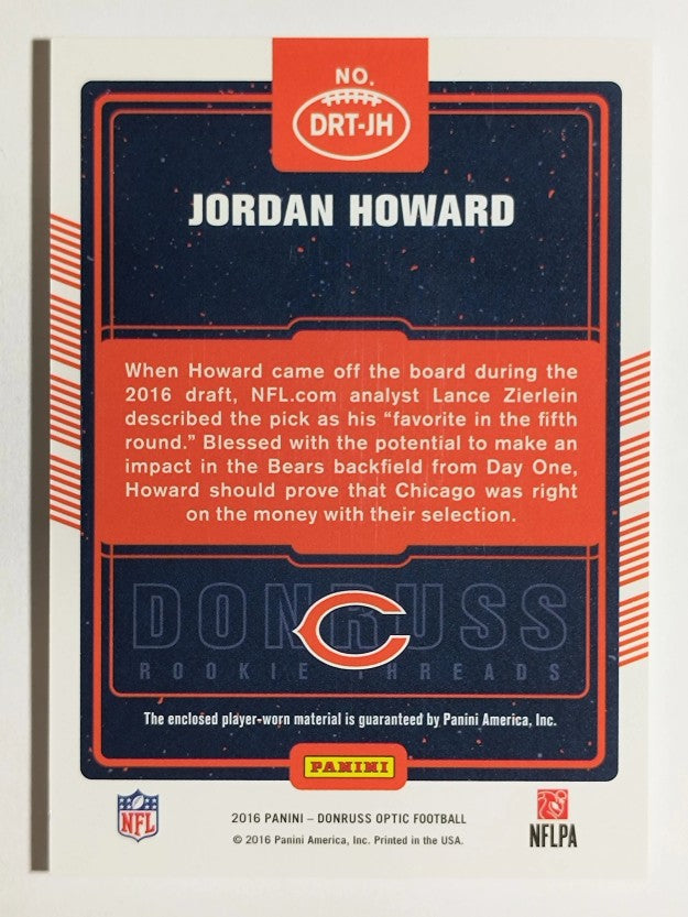 2016 Donruss Optic Rookie Threads Blue and Green #21 Jordan Howard