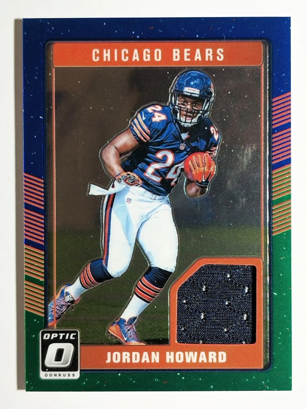 2016 Donruss Optic Rookie Threads Blue and Green #21 Jordan Howard
