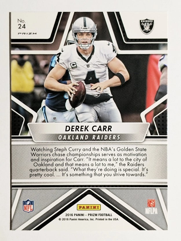 2016 Panini Prizm Shining Stars Prizms #24 Derek Carr