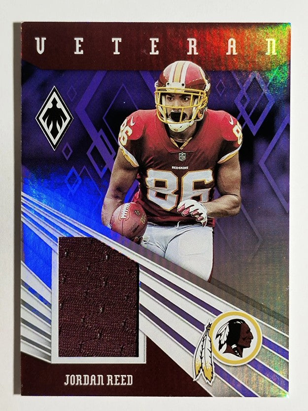 2019 Panini Phoenix Veteran Materials Purple #14 Jordan Reed/75