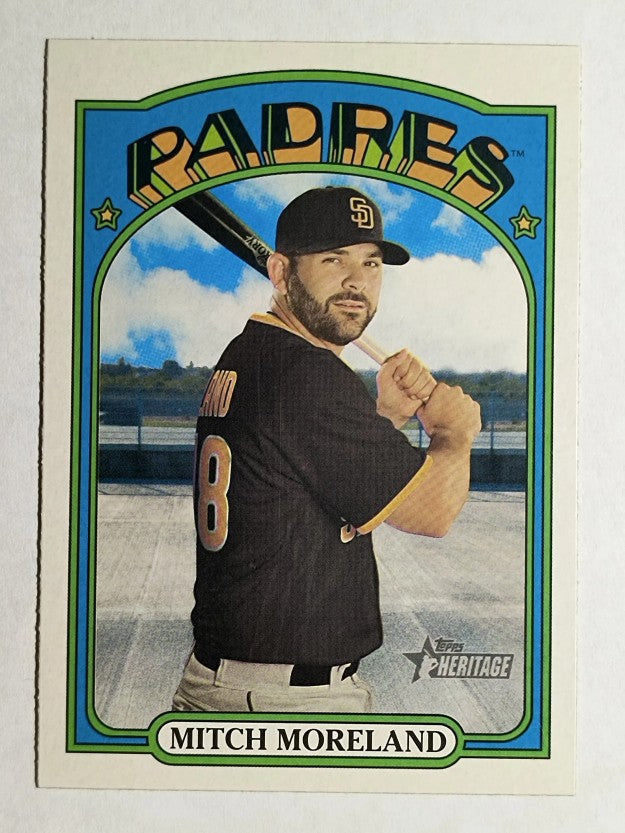 2021 Topps Heritage #58 Mitch Moreland
