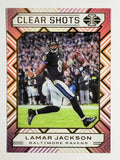 2020 Panini Illusions Clear Shots #2 Lamar Jackson