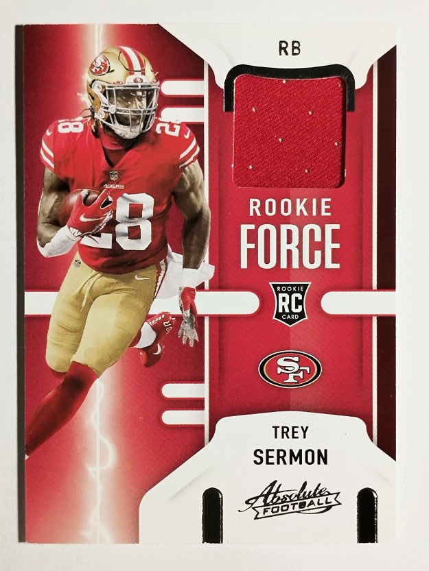 2021 Absolute Rookie Force Jerseys #26 Trey Sermon