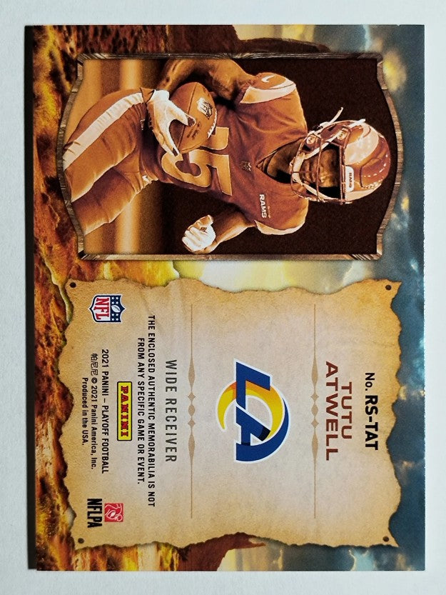 2021 Playoff Rookie Stallions Jerseys #22 Tutu Atwell