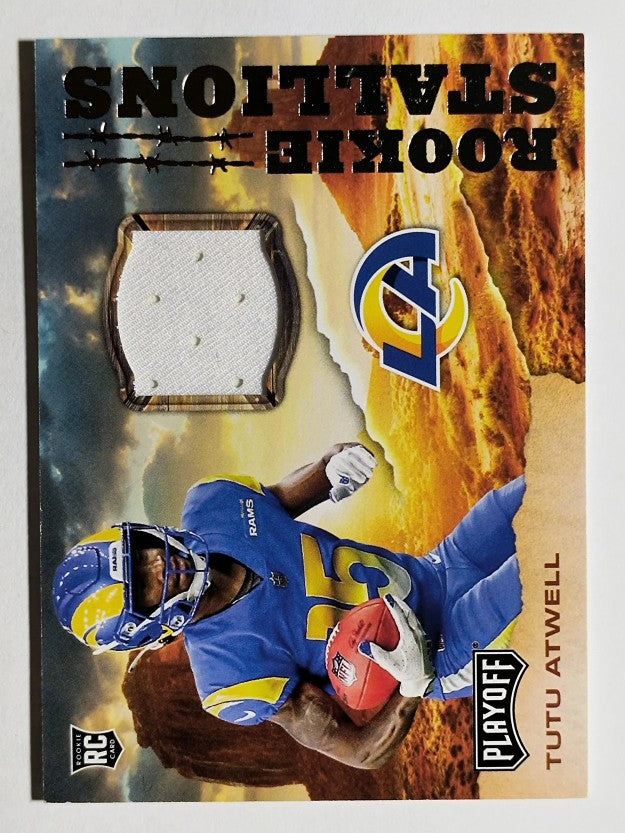 2021 Playoff Rookie Stallions Jerseys #22 Tutu Atwell