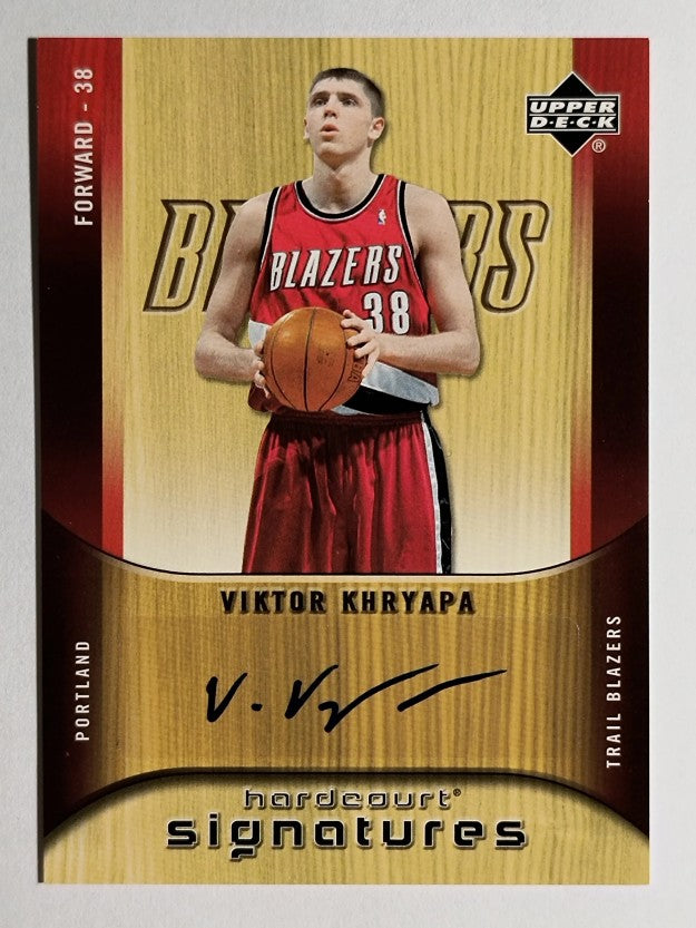 2005-06 Upper Deck Hardcourt Signatures #VK Viktor Khryapa