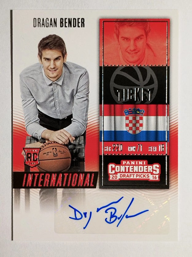 2016-17 Panini Contenders Draft Picks #190 Dragan Bender AU