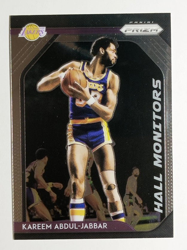 2018-19 Panini Prizm Hall Monitors #9 Kareem Abdul-Jabbar