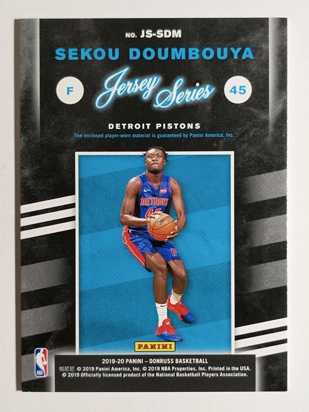 2019-20 Donruss Jersey Series #74 Sekou Doumbouya
