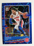 2020-21 Donruss Optic Blue Velocity #102 Derrick Rose