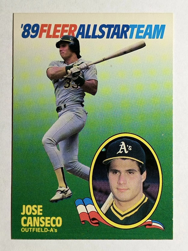 1989 Fleer All-Stars #2 Jose Canseco