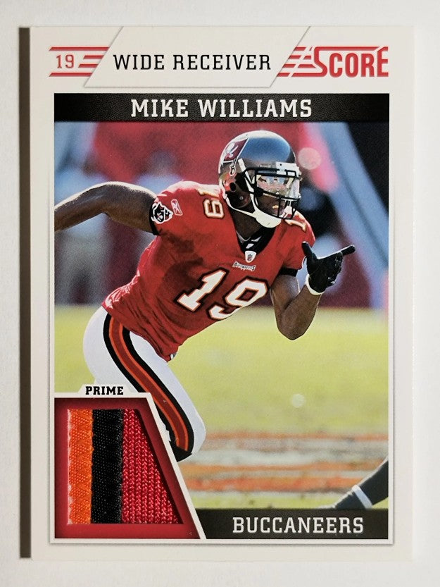 2011 Score Patches Prime #MW Mike Williams