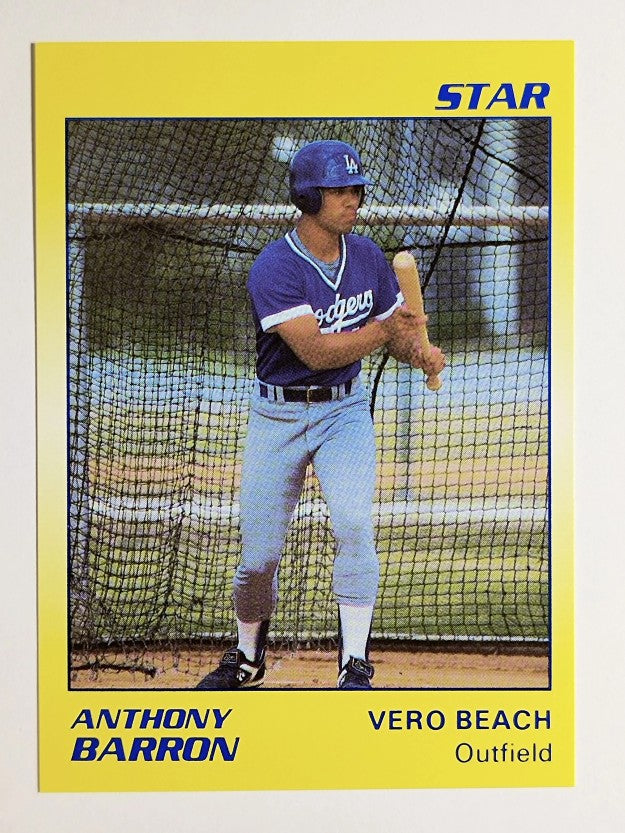 1989 Star #26 Anthony Barron