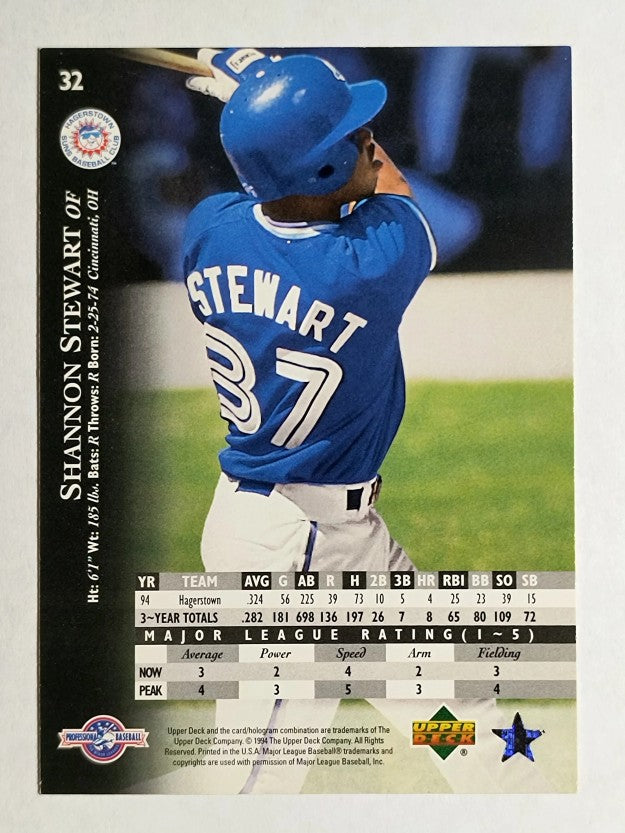 1995 Upper Deck Minors Future Stock #32 Shannon Stewart