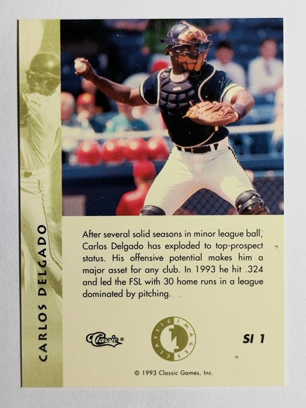 1993-94 Images Four Sport Sudden Impact #SI1 Carlos Delgado