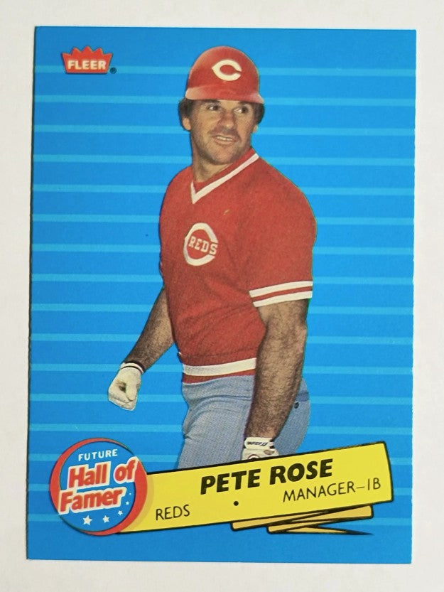 1986 Fleer Future Hall of Famers #1 Pete Rose