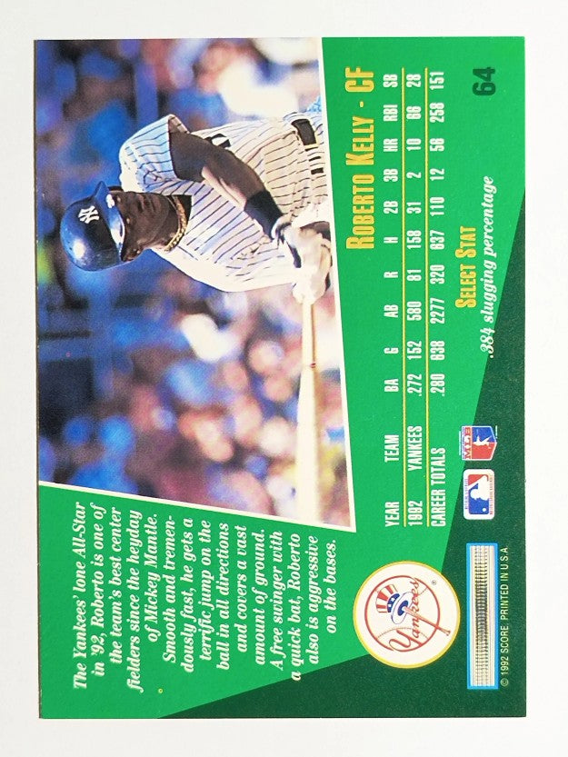 1993 Select #64 Roberto Kelly