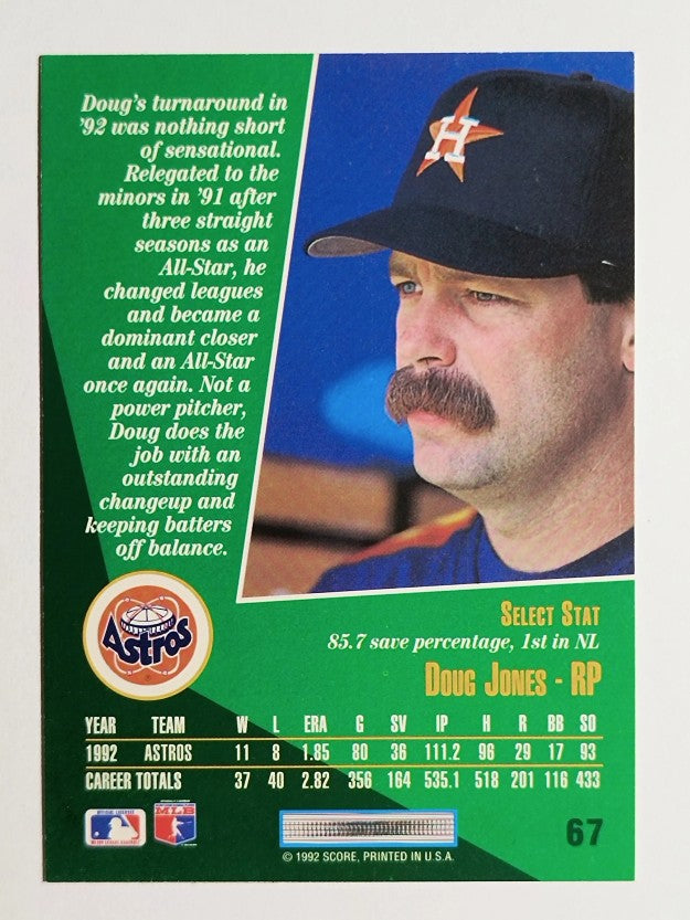 1993 Select #67 Doug Jones