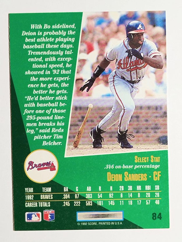 1993 Select #84 Deion Sanders
