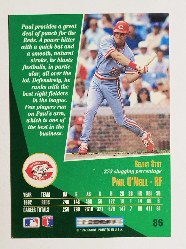 1993 Select #86 Paul O'Neill
