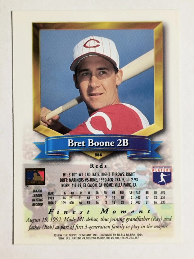 1994 Finest #386 Bret Boone